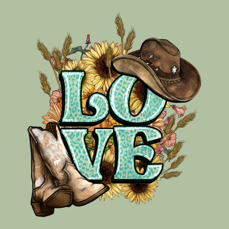 Love Boots Hat Western Cowboy Urban Hoodie by HowdyJamesFarm | Teevron