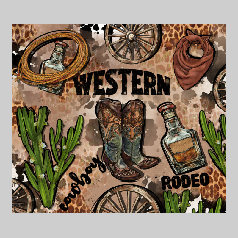 Western Rodeo Premium Tee by AdoDesignShop | Teevron
