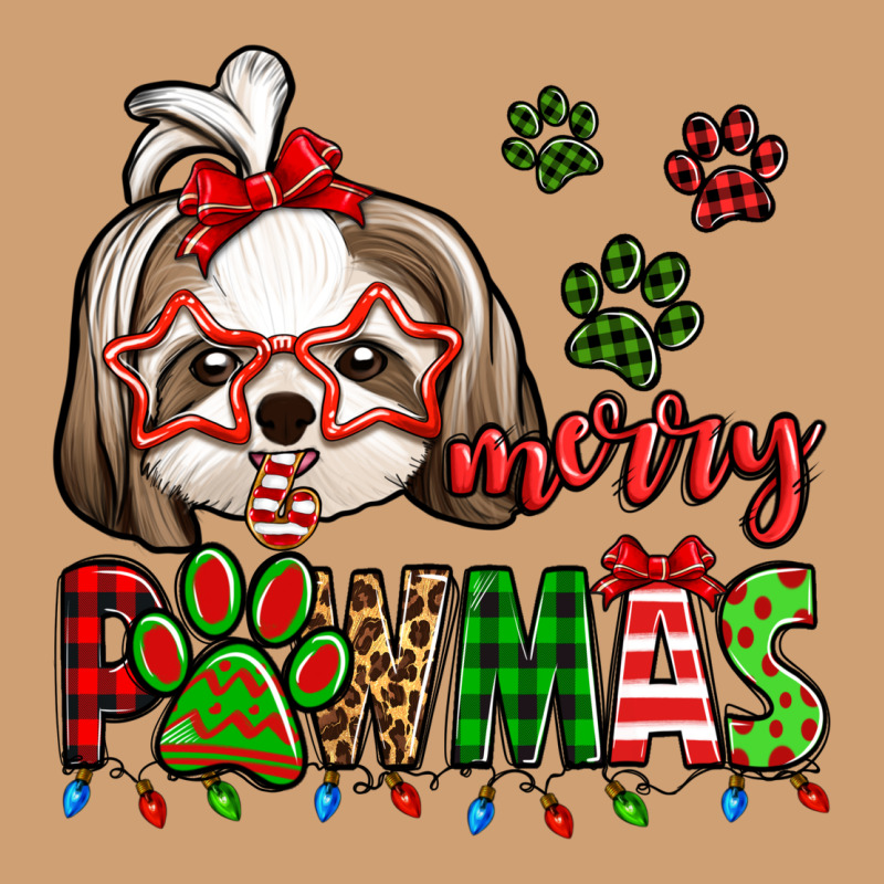 Merry Pawmas Christmas Shih Tzu Vintage Tee by Jasminsmagicworld | Teevron