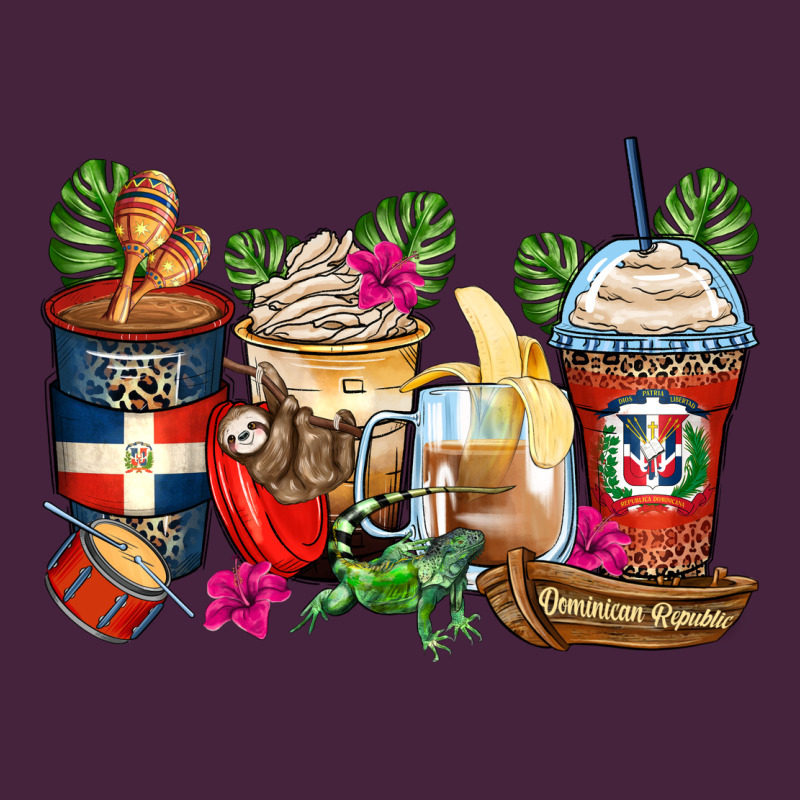 Dominican Republic Coffee Cups Premium Tee by Zillion Design Studio | Teevron