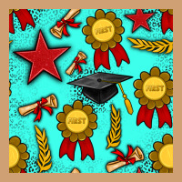 Graduation Seamless Pattern Vintage Tee | Teevron