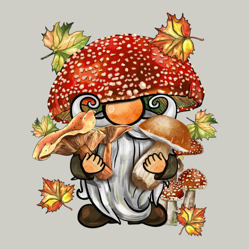 Mushroom Gnome Heavyweight Hoodie by BarkalooDesign | Teevron