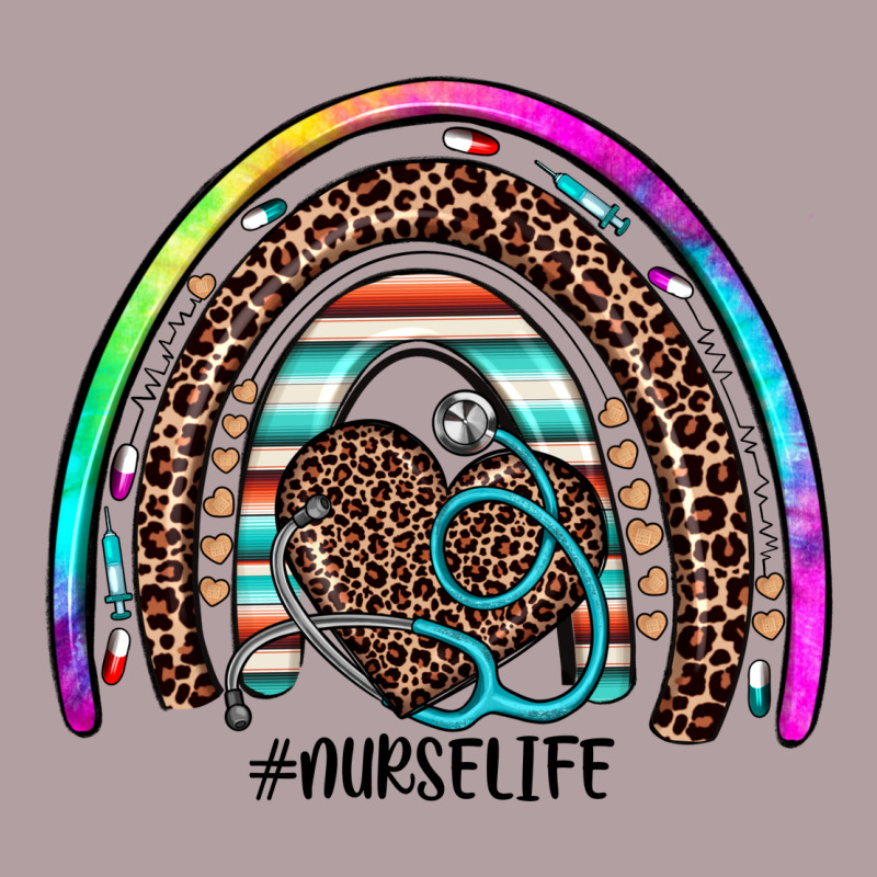 Nurse Life Rainbow Vintage Hoodie by JahusDesignShop | Teevron