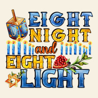 Eight Night And Eight Light For Hanukkah Vintage Tee | Teevron