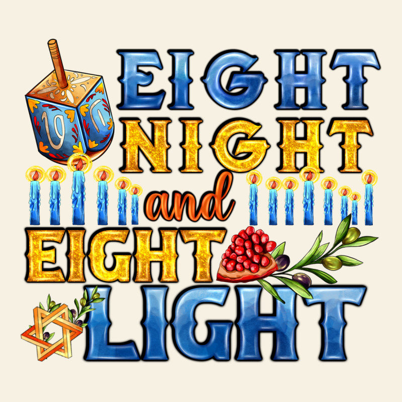 Eight Night And Eight Light For Hanukkah Vintage Tee by AdoDesignShop | Teevron