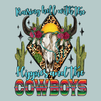 Raising Hell With The Hippies And The Cowboys Heavy Core Tee | Teevron