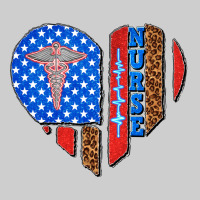 4th Of July Nurse Heart Flag Premium Tee | Teevron
