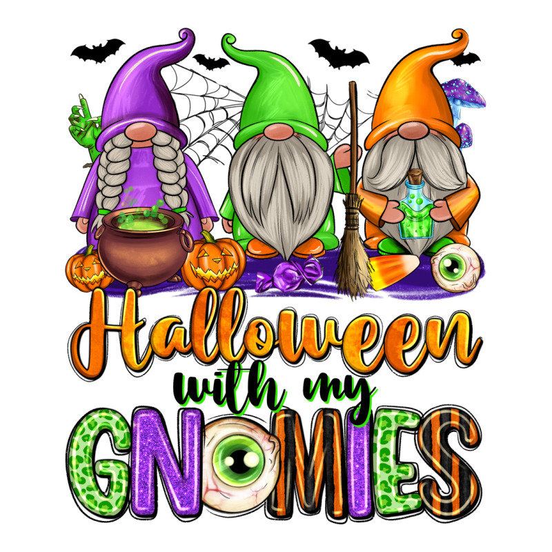 Halloween With My Gnomies Premium Hoodie by texasbilliewilder | Teevron