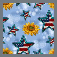 Patriotic Stars And Sunflower Heavyweight Sweatshirt | Teevron