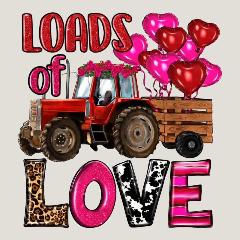 Valentine's Day Loads Of Love Tractor With Pin Heart Balloons Heavy Core Tee by RanaPortraitStore | Teevron