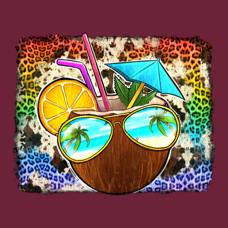 Coconut Drink With Sunglasses Long Sleeve Tee by Jasminsmagicworld | Teevron