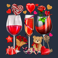 Valentines Day Wine Glasses Zipper Hoodie | Teevron