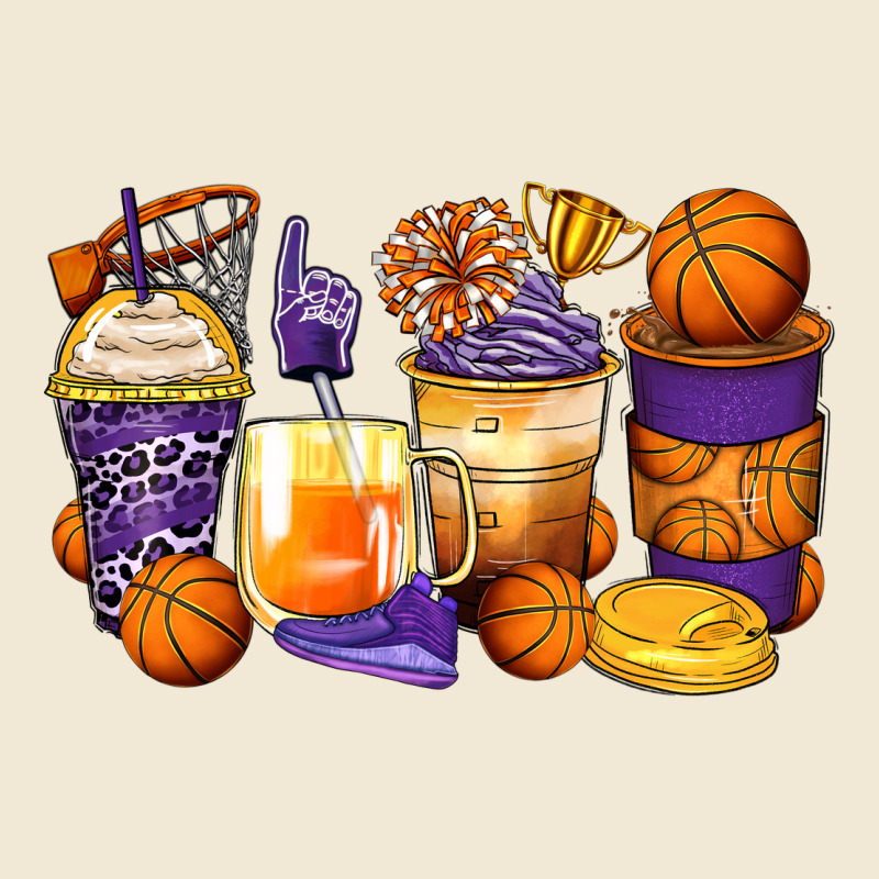 Basketball Coffee Cups Premium Tee by Zillion Design Studio | Teevron