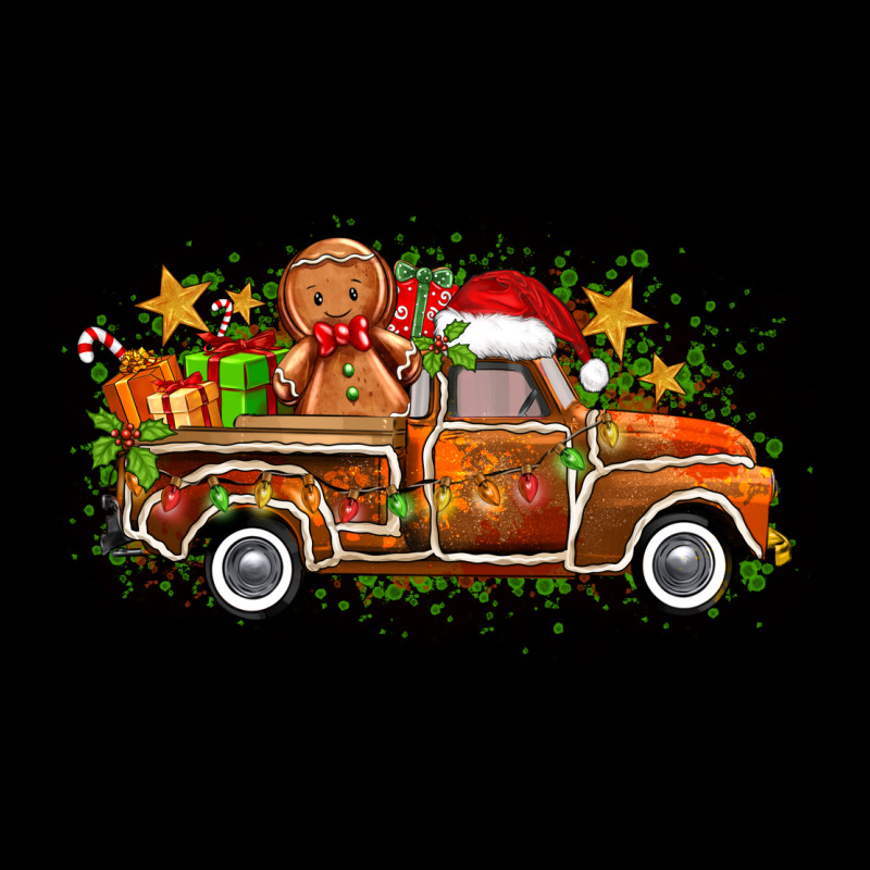 Christmas Gingerbread Truck Ladies Tee by Zillion Design Studio | Teevron