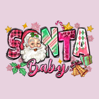 Pink Santa Baby Christmas Ladies Tee | Teevron