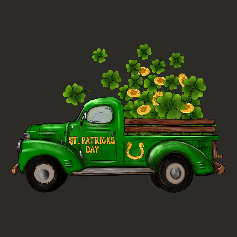 St Patricks Truck Shamrock Horseshoe Gold Heavy Core Tee by RanaPortraitStore | Teevron