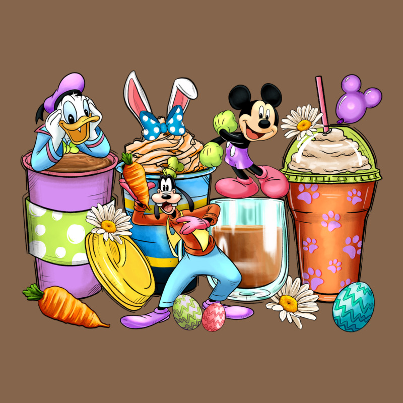 Easter Cartoon Characters Coffee Cups Premium Tee by Zillion Design Studio | Teevron