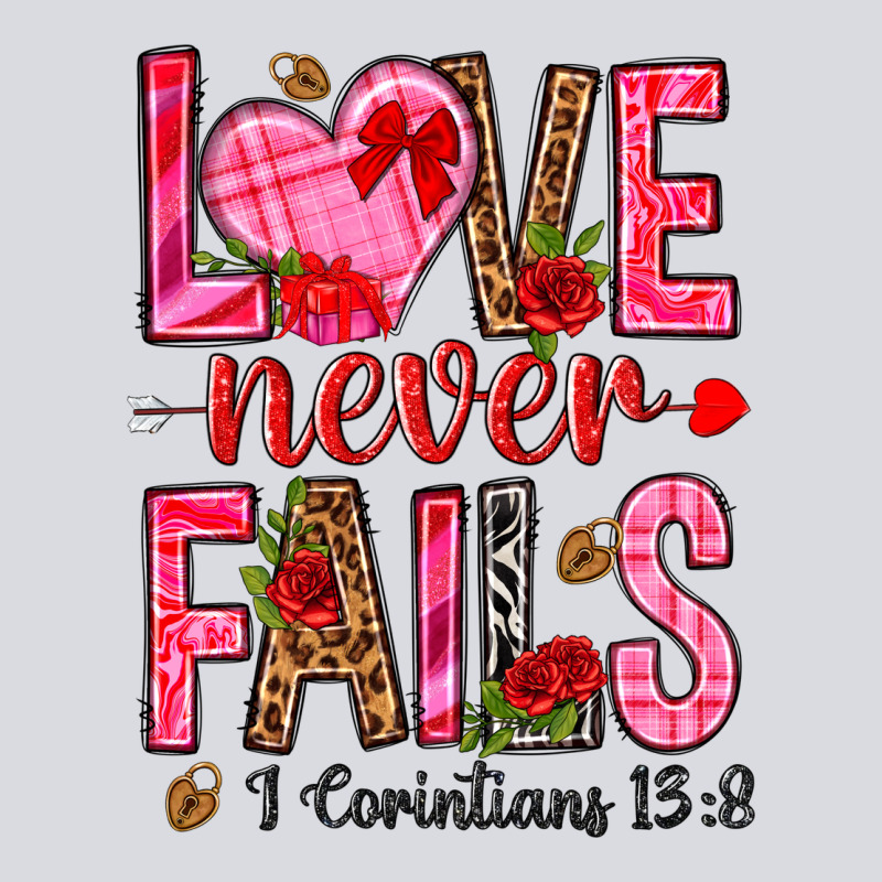 Love Never Fails I Corintians 13 8 Zipper Hoodie by NancyCooperArtShop | Teevron