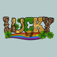 St Patricks Shamrock Gold With Rainbow Heavy Core Tee | Teevron