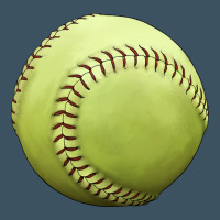 Softball Ball Urban Heavy Tee | Teevron