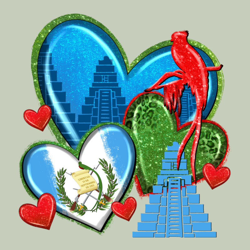Guatemala Hearts Ladies Tee by texasbilliewilder | Teevron