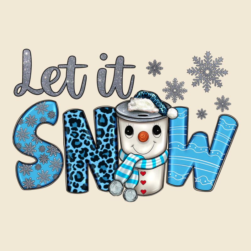 Let It Snow Snowman Coffee Ladies Tee by JahusDesignShop | Teevron