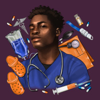 Afro Man Nurse Premium Tee | Teevron