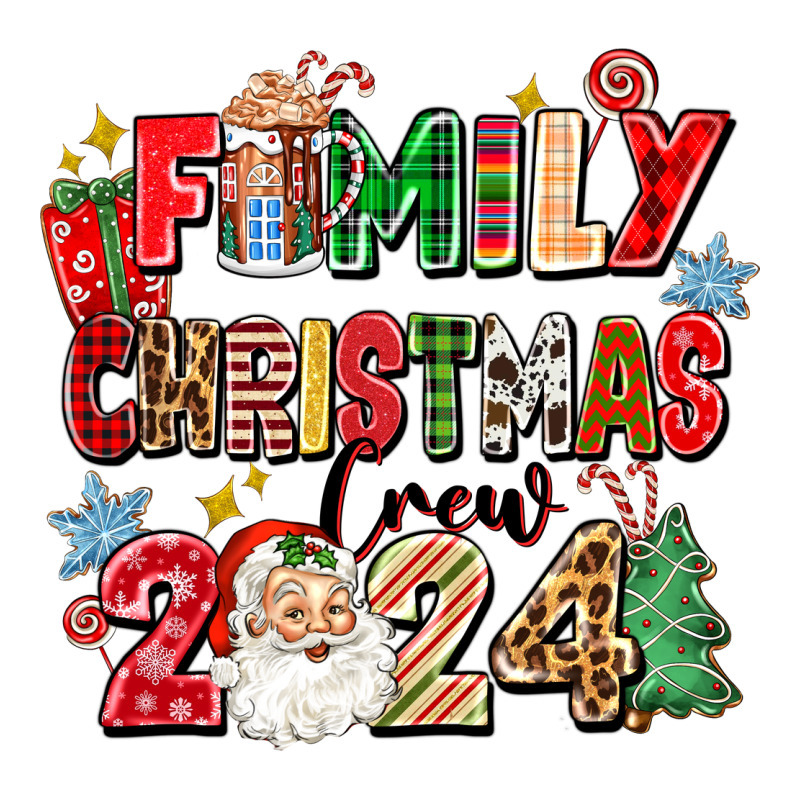 Family Christmas Crew 2024 Ladies Tee by Zillion Design Studio | Teevron