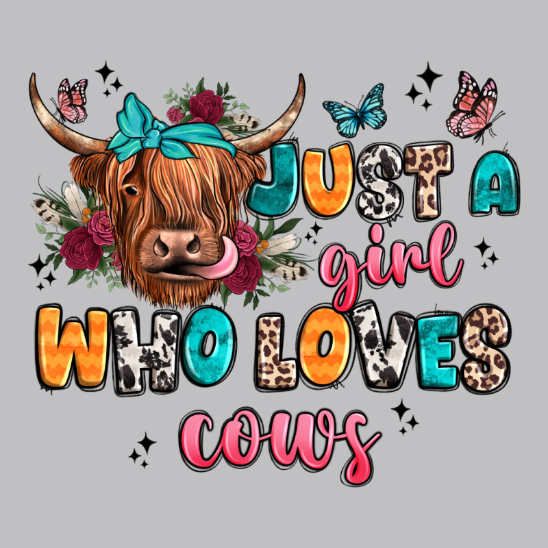 Just A Girl Who Loves Cows Long Sleeve Tee by JahusDesignShop | Teevron