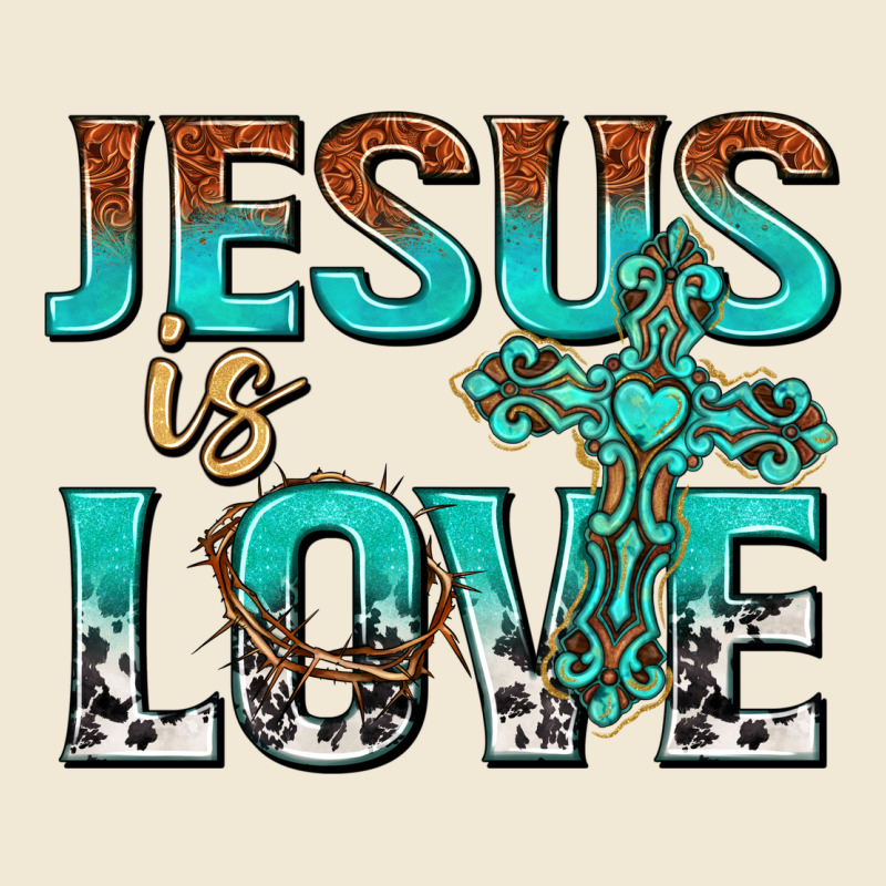 Jesus Is Love Ladies Tee by texasbilliewilder | Teevron