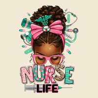 Afro Messy Bun Nurse Life Premium Tee | Teevron