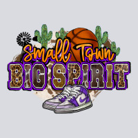 Small Town Big Spirit Basketball Zipper Hoodie | Teevron