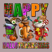 Happy Hallothanksmas Vintage Hoodie | Teevron