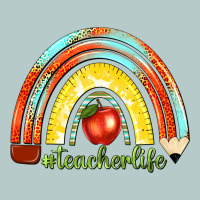 Teacher Life With Rainbow Heavy Core Tee | Teevron