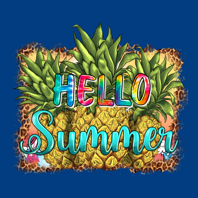 Hello Summer Pineapple Premium Sweatshirt by BarkalooDesign | Teevron
