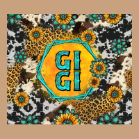 Gigi Sunflower Turquoise Vintage Tee | Teevron