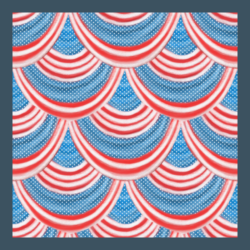 American Flag Seamless Pattern Urban Heavy Tee by BundleAndBundleShop | Teevron