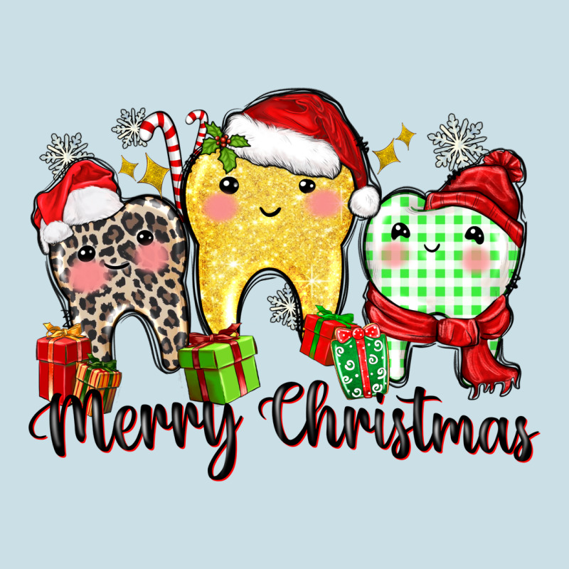 Merry Christmas Tooth Ladies Tee by Zillion Design Studio | Teevron