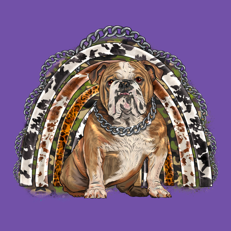 English Bulldog Rainbow Premium Sweatshirt by BarkalooDesign | Teevron