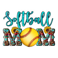 western leopard  sunflowers glitter mom softball | Teevron
