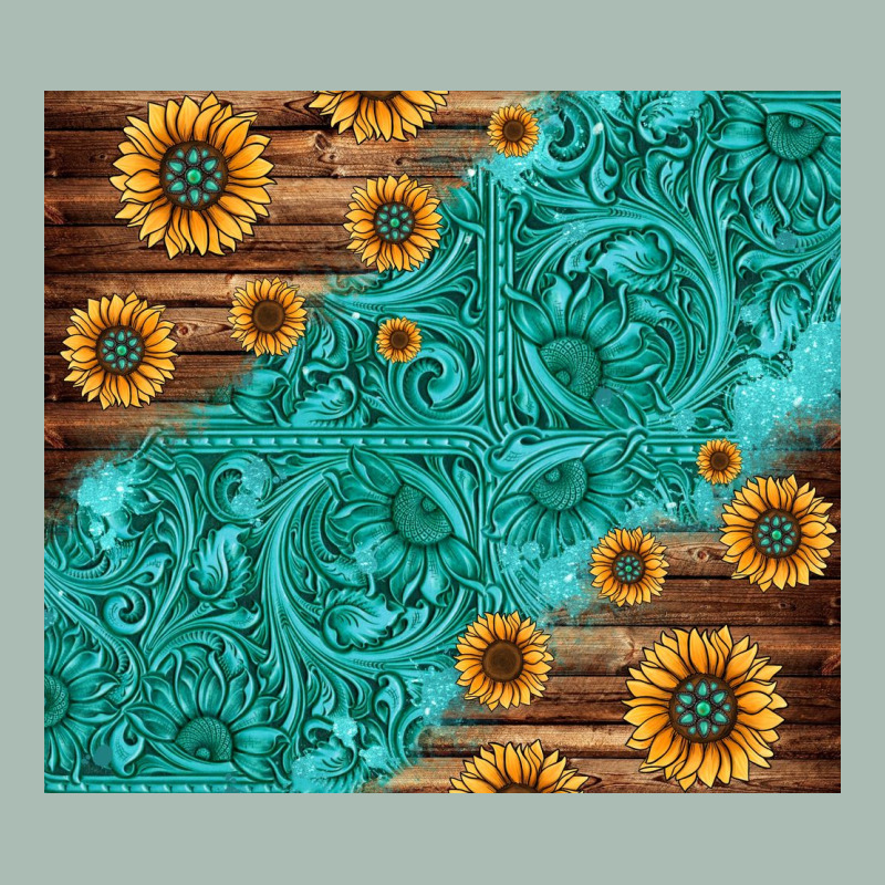 Tooled Leather And Sunflowers Classic Tee by Jasminsmagicworld | Teevron