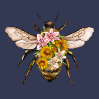 Bee With Flowers Heavyweight Hoodie | Teevron