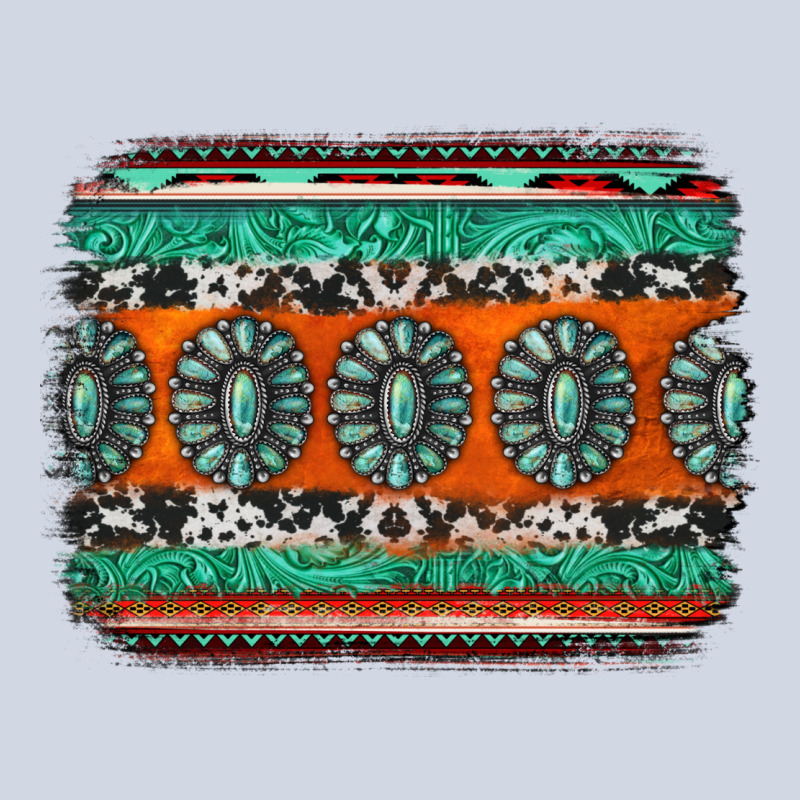 Turquoise Western Background Premium Sweatshirt by Jasminsmagicworld | Teevron
