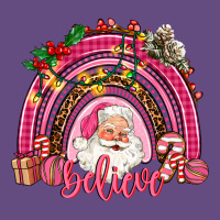 Pink Christmas Believe  Rainbow Vintage Hoodie | Teevron