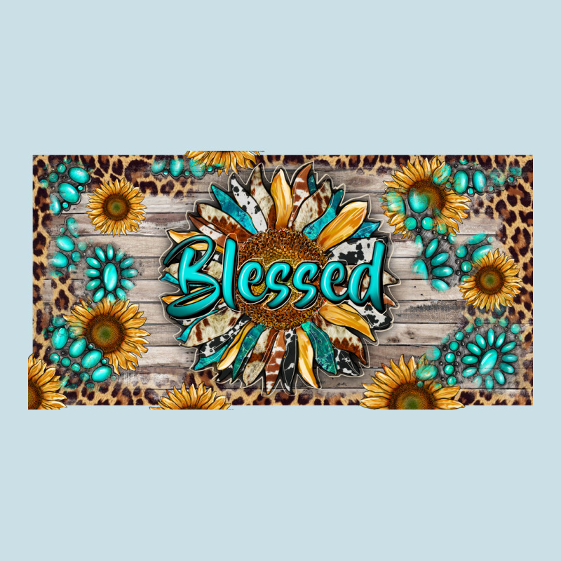 Blessed With Sunflower And Gemstone Ladies Tee by RanaPortraitStore | Teevron