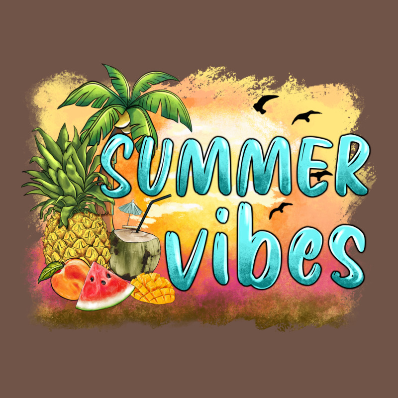 Summer Vibes Sunset And Fruits Premium Sweatshirt by BarkalooDesign | Teevron