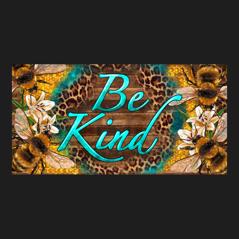 Be Kind Bees License Plate Heavyweight Hoodie by Artiststas | Teevron