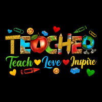 Teacher Teach Love Inspire Tbw Heavy Core Tee | Teevron