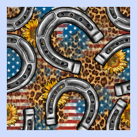 American Flag Horseshoe Deamless Pattern Urban Heavy Tee | Teevron