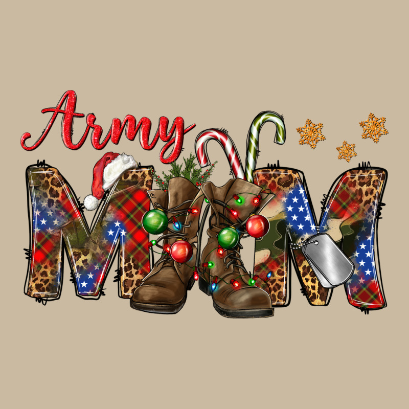 Christmas Army Mom Long Sleeve Tee by NancyCooperArtShop | Teevron